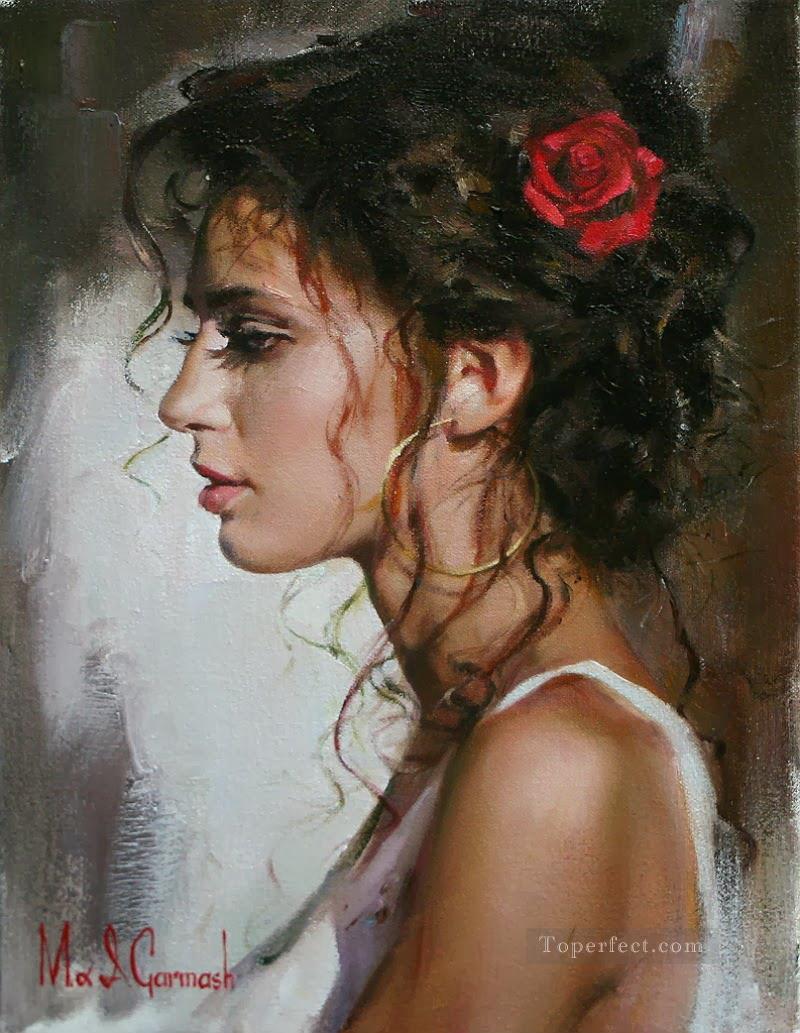 Pretty Girl MIG 34 Impressionist Oil Paintings
